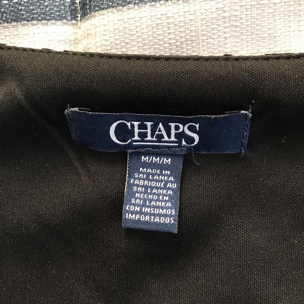 EUC Chaps Swing Dress • Size M • Flutter Sleeves and Fun print! - Picture 7 of 9